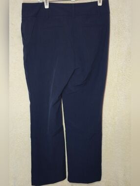 Nine West Women's Vintage Hook & Loop Blue Pants Size 12P